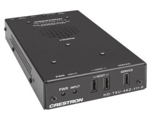 CRESTRON DM LITE 4K60 4:4:4 TRANSMITTER FOR USB-C DISPLAYPORT, USB 2.0, AND ETHERNET SIGNAL EXTENSION OVER CATX CABLE- MODELO: HD-TXU-4KZ-111-E (6511923)