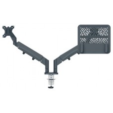 BRAZO DUAL PARA MONITOR Y PORTÁTIL ERGO SPACESAVING COLOR GRIS OSCURO LEITZ 65380089 (Espera 4 dias)-SX23 BRAZO DUAL PARA MONITOR Y PORTÁTIL ERGO SPACESAVING COLOR GRIS OSCURO LEITZ 65380089 (Espera 4 dias)