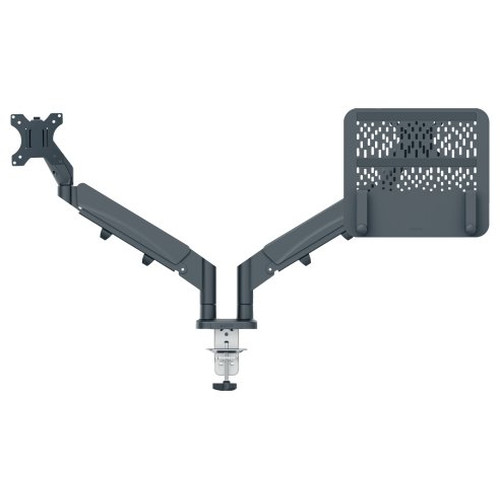 BRAZO DUAL PARA MONITOR Y PORTÁTIL ERGO SPACESAVING COLOR GRIS OSCURO LEITZ 65380089 (Espera 4 dias)-SX23 BRAZO DUAL PARA MONITOR Y PORTÁTIL ERGO SPACESAVING COLOR GRIS OSCURO LEITZ 65380089 (Espera 4 dias)