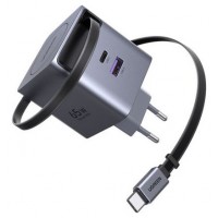 UGREEN 45W 1C1A GAN FAST CHARGER WITH RETRACTABLE USB-C CABLE