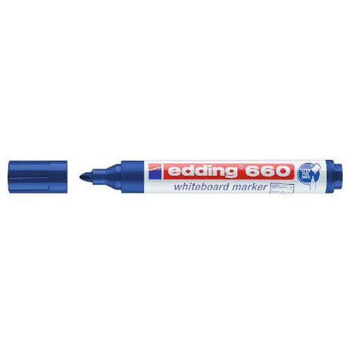 MARCADOR PIZARRA BLANCA 660 1,5-3MM AZUL EDDING 660-03
