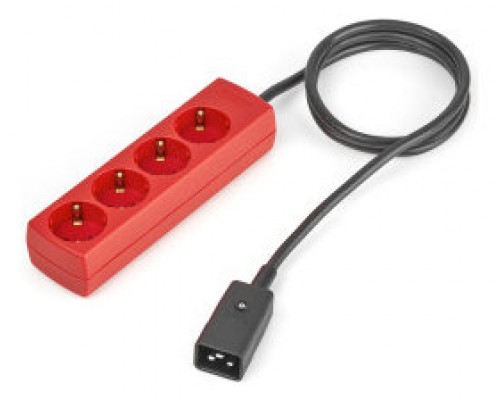 Salicru CABLE IEC SAL ROJO C20/4-SCHU 2mts