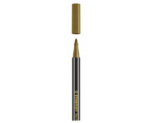 ROTULADOR ACUARELABLE METAL PUNTA MEDIA 1,4MM. PEN 68 ORO STABILO 68/810 (MIN10) (Espera 4 dias)