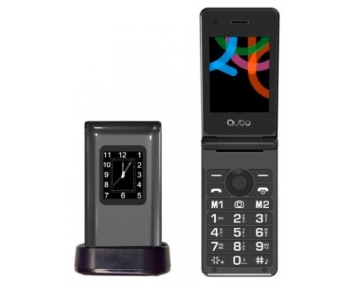 Telefono Qubo X-28BKC Negro - 2,8"+1,77" -