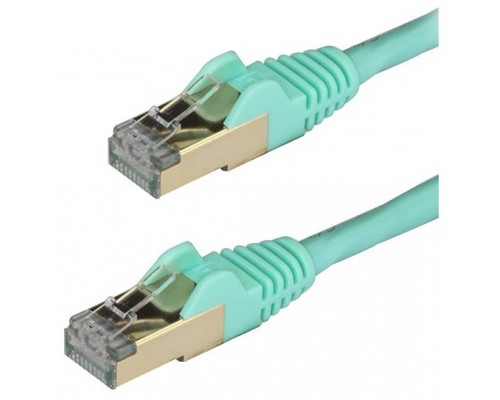 STARTECH CABLE 1M STP CAT6A AGUAMARINA