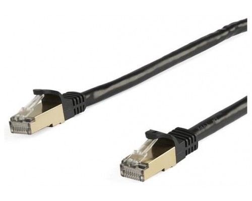 STARTECH CABLE 5M DE RED CAT6A NEGRO