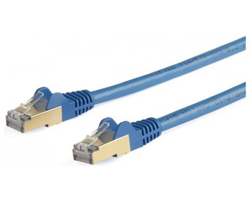 STARTECH CABLE 5M DE RED CAT6A AZUL STP