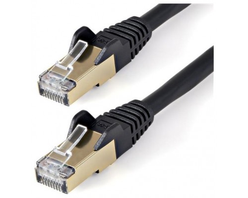 STARTECH CABLE 7,5M DE RED CAT6A NEGRO