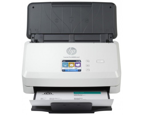 HP Scanjet Pro N4000 snw1 Escáner alimentado con hojas 600 x 600 DPI A4 Negro, Blanco