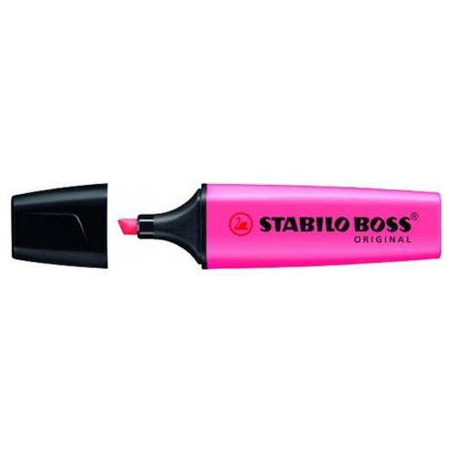 MARCADOR FLUORESCENTE BOSS ORIGINAL TRAZO 2/5MM. ROSA STABILO 70/56 (MIN10) (Espera 4 dias)-SX0 MARCADOR FLUORESCENTE BOSS ORIGINAL TRAZO 2/5MM. ROSA STABILO 70/56 (MIN10) (Espera 4 dias)