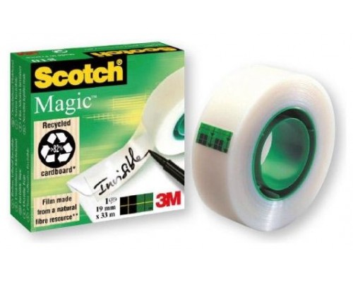 ROLLO CINTA INVISIBLE 19MM X 66M MAGICCAJA CARTÓN 810/1966 SCOTH 7100027117 (Espera 4 dias)