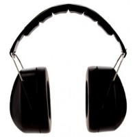 CASCOS OREJERAS ACOLCHADAS CON DIADEMA PLEGABLE PROTECCION AUDITIVA PELTOR 90563E-1 SNR-30DB NEGRO 3M 7100333470 (Espera 4 dias)