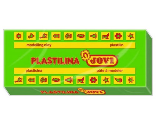 CAJA 15 PASTILLAS PLASTILINA 150 G - VERDE CLARO JOVI 7110 (Espera 4 dias)