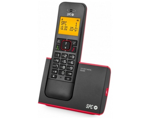 TELEFONO SPC 7292R DUO BLADE NEGRO-ROJO