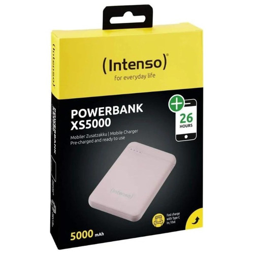 Powerbank intenso xs5000 5000 mah rosa-MR2 Powerbank intenso xs5000 5000 mah rosa