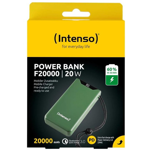 Powerbank intenso f20000 20000 mah verde-MR4 Powerbank intenso f20000 20000 mah verde