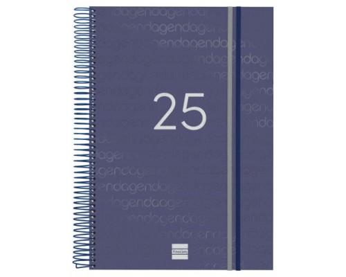 AGENDA 2025 BASIC YEAR E40 210X297MM DIA PAGINA AZUL FINOCAM 741111025 (Espera 4 dias)