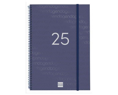 AGENDA 2025 BASIC YEAR E40 210X297MM SEMANA VISTA HORIZONTAL AZUL FINOCAM 741461025 (Espera 4 dias)