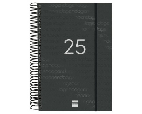 AGENDA 2025 BASIC YEAR E11 165X242MM DIA PAGINA NEGRO FINOCAM 742076025 (Espera 4 dias)