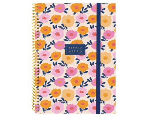 AGENDA 2025 TRENDY DESIGN E10 155X212MM SEMANA VISTA HORIZONTAL SELVA FINOCAM 742232925 (Espera 4 dias)