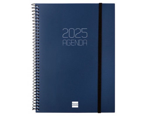 AGENDA 2025 BASIC OPAQUE E10 155X212MM SEMANA VISTA HORIZONTAL AZUL FINOCAM 742761025 (Espera 4 dias)