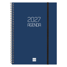 AGENDA 2027 BASIC OPAQUE E10 155X212MM SEMANA VISTA HORIZONTAL AZUL FINOCAM 742761027-MR1 AGENDA 2027 BASIC OPAQUE E10 155X212MM SEMANA VISTA HORIZONTAL AZUL FINOCAM 742761027