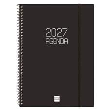 AGENDA 2027 BASIC OPAQUE E10 155X212MM SEMANA VISTA HORIZONTAL NEGRO FINOCAM 742766027-MR1 AGENDA 2027 BASIC OPAQUE E10 155X212MM SEMANA VISTA HORIZONTAL NEGRO FINOCAM 742766027