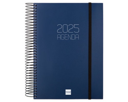 AGENDA 2025 BASIC OPAQUE E10 155X212MM DIA PAGINA AZUL FINOCAM 742911025 (Espera 4 dias)