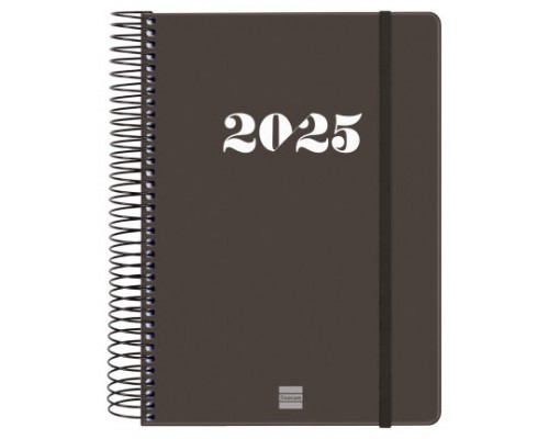 AGENDA 2025 BASIC MY E10 155X212MM DIA PAGINA NEGRO FINOCAM 743526025 (Espera 4 dias)