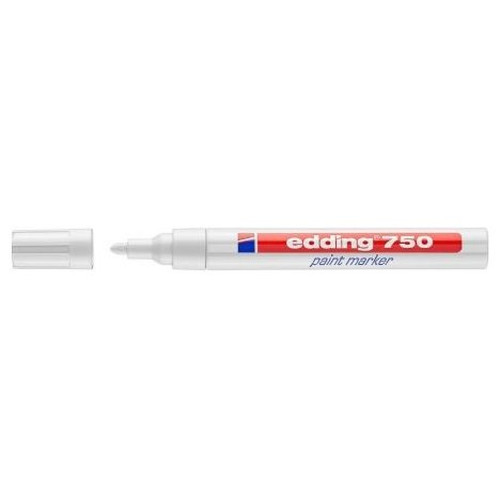 MARCADOR PERMANENTE 2-4MM 750 BLANCO EDDING 750-49-MR1 MARCADOR PERMANENTE 2-4MM 750 BLANCO EDDING 750-49