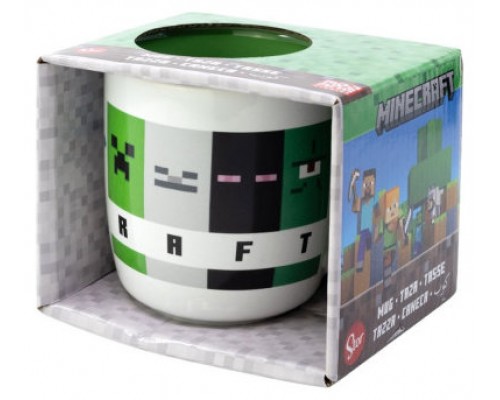 TAZA ELITE PATRÓN DE CRIATURAS DE MINECRAFT 380 ML STOR REDSTRING 75618