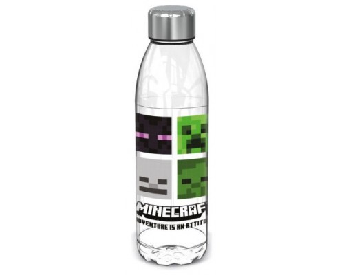 BOTELLA DE PLÁSTICO CRIATURAS MINECRAFT 980 ML STOR REDSTRING 75649