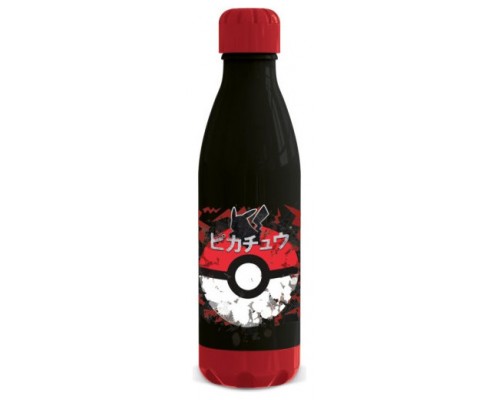 BOTELLA DE PLÁSTICO PIKACHU Y POKEBALL (ROJO/NEGRO) 660 ML STOR REDSTRING 75778