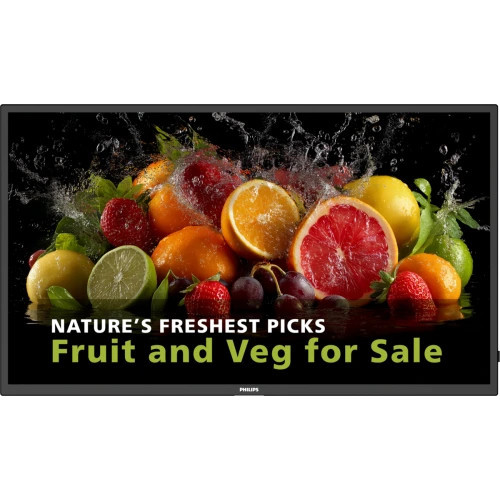 PHILIPS 24x7 ( ANDROID 11 SoC) 75" D-LINE, UHD, 600CD, 24/7 LANDSCAPE & PORTRAIT, ANDROID 14, MEDIAPLAYER, FULL FAILOVER, WIFI & BT, WAVE READY (75BDL5050D/00)