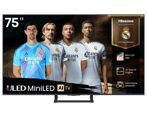 TELEVISOR 75"" MINILED UHD 4K QUANTUM DOT 144Hz 75E8Q SMART TV HISENSE (Espera 4 dias)