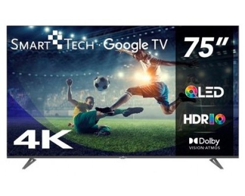 TELEVISIÃ“N QLED SMART TECH UHD 75   75QG03H GOOGLE TV