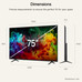 TELEVISOR LG 75QNED72B6A