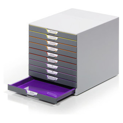 MODULO 10 CAJONES VARICOLOR®10 DURABLE 761058 (Espera 4 dias)-SX21 MODULO 10 CAJONES VARICOLOR®10 DURABLE 761058 (Espera 4 dias)
