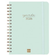 AGENDA 2026 TRENDY ALMA E10 155X212MM SEMANA VISTA HORIZONTAL MENTA FINOCAM 762020326 (Espera 4 dias)