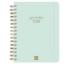 AGENDA 2026 TRENDY ALMA E10 155X212MM DIA PAGINA MENTA FINOCAM 762040326 (Espera 4 dias)