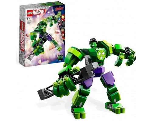 Lego marvel hulk armadura robótica