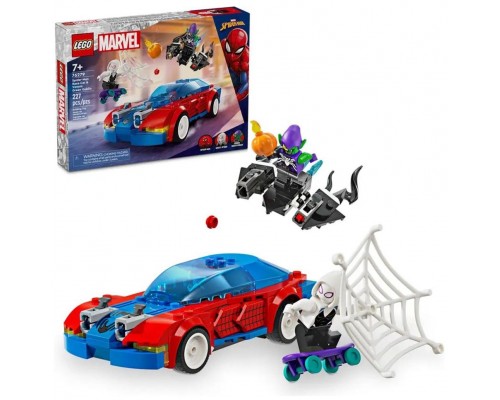 Lego marvel coche carreras spiderman y