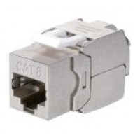 KIT 8 UDS CONECTOR HEMBRA RJ45 FTP CAT8.1 PANEL