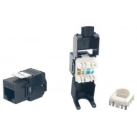 Kit 8 Uds Conector Hembra Rj45 Utp Cat6 Panel Keystone