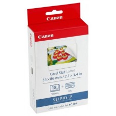 Papel foto canon selphy kc - 18if +