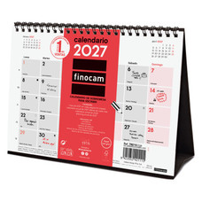 CALENDARIO 2027 SOBREMESA NEUTRO ESCRIBIR S 210X150MM FINOCAM 780100027-MR1 CALENDARIO 2027 SOBREMESA NEUTRO ESCRIBIR S 210X150MM FINOCAM 780100027
