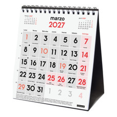 CALENDARIO 2027 SOBREMESA NEUTRO NUMEROS GRANDES XS 140X150MM FINOCAM 780120027-MR1 CALENDARIO 2027 SOBREMESA NEUTRO NUMEROS GRANDES XS 140X150MM FINOCAM 780120027