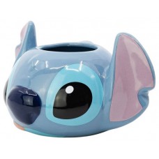 TAZA 3D EN CAJA REGALO CABEZA STITCH 375 ML STOR REDSTRING 78907