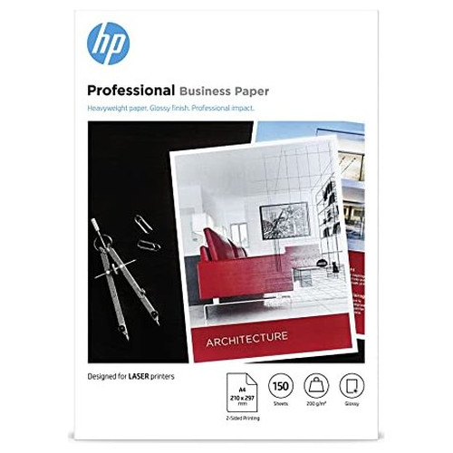 HP LaserJet Papel profesional Brillo A4 200g 150sh FSC-SX7 HP LaserJet Papel profesional Brillo A4 200g 150sh FSC