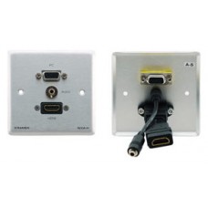 Kramer Electronics WXA-H/EU(W)-80 toma de corriente HDMI + VGA + 3.5mm Blanco